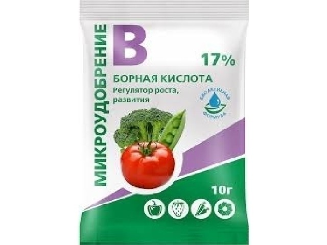 17%.  Регулятор роста, развития. Микроудобрение (пакет 10 гр.) БиоМастер